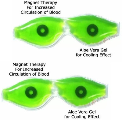 MYEONG Aloevera Relaxing ice Cool Pain Relief remove redness & Dark spot Eye Gel Mask combo of 2(20 ml)