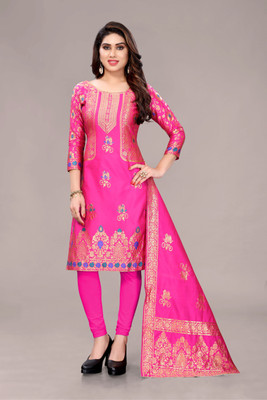 FASHION YOU Jacquard Self Design Kurta & Churidar Material