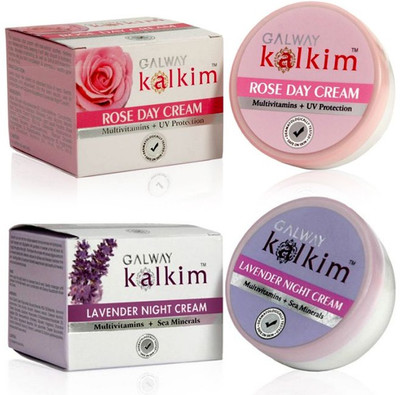galway Kalkim Rose Day Cream & Kalkim Lavender Night Cream Combo Pack(150 g)
