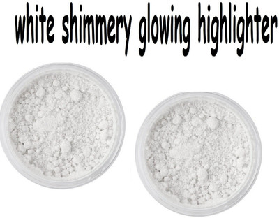 MYEONG PERFECT HD FINISH SHIMMERY WHITE FINE LOOSE HIGHLIGHTER POWDER PACK OF 2 Highlighter(White)