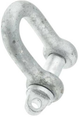 OsmiumPro D Shackles (Galvanized 18 mm 15 pc ) U Lock(Silver)