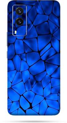 OggyBaba vivo V21e Mobile Skin(Blue Pebbles Skin Matte Finish)