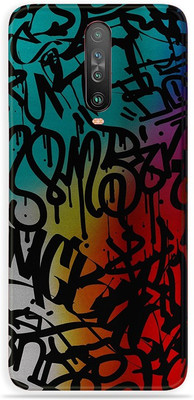 LAMHA Poco X2, poco x2 Mobile Skin(Ultra Super Graffiti text Skin With High Mattte Finish.)