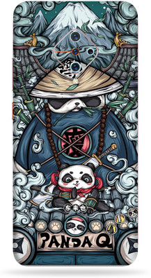 Mclaxa Ninja Panda skin Mclaxa Vivo S1 Pro mobile back, Motorola G60 Mobile Skin(Ninja Panda Skin With Super Matte Finish)