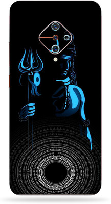 Mclaxa Shiv Shakti skin Mclaxa Vivo S1 Pro mobile back, Motorola G60 Mobile Skin(Shiv Shakti Skin With Super Matte Finish)