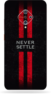 Mclaxa Never Settle skin Mclaxa Vivo S1 Pro mobile back, Motorola G60 Mobile Skin(Never Settle Skin With Super Matte Finish)