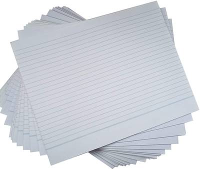 KRASHTIC Answer Sheets for Exam Practice and for Test 120 Sheets 58 GSM for Rough Ruled A4 58 gsm Project Paper