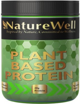 Naturewell Plant Protein (with Vitamins & Minerals) (PL197) Plant-Based Protein(550 g, Chocolate)