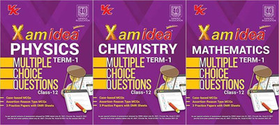 Xam Idea Physics + Chemistry + Mathematics MCQs CBSE Class 12 Book (Term I) For 2022 Exam(Paperback, Vk Team)