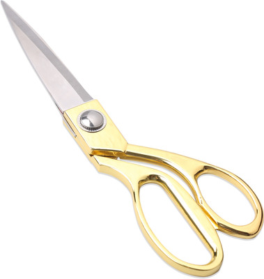 yojiyo -Tailoring Scissors For Cloth With Golden Brass Handle, Multipurpose (Size-8) Scissors(Set of 1, Golden)
