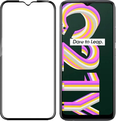 TESPARK Edge To Edge Tempered Glass for REALME C21Y(Pack of 1)