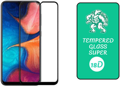 small candy Edge To Edge Tempered Glass for Samsung Galaxy A20s(Pack of 1)