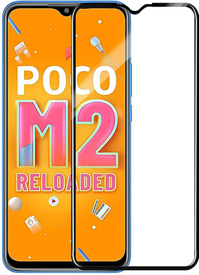 Vastu Art Edge To Edge Tempered Glass for Poco M2 RELOADED(Pack of 1)