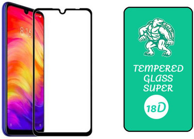 small candy Edge To Edge Tempered Glass for Xiaomi Redmi Note 7S(Pack of 1)