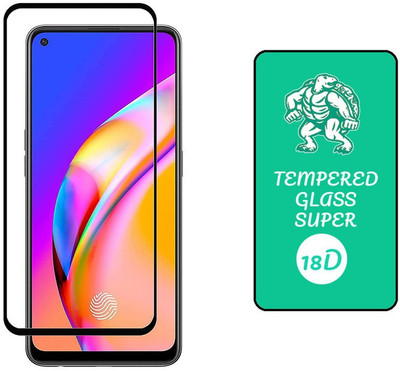 small candy Edge To Edge Tempered Glass for OPPO F19 Pro Plus(Pack of 1)