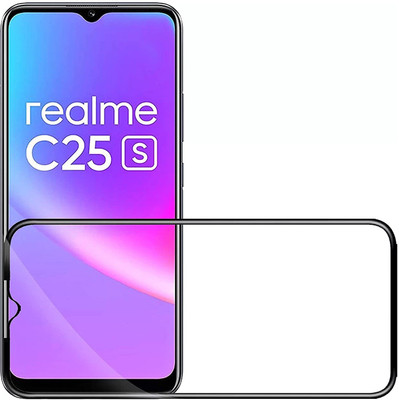 TESPARK Edge To Edge Tempered Glass for REALME C25s(Pack of 1)