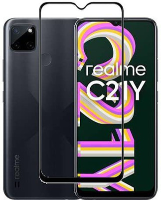 HQ Protection Edge To Edge Tempered Glass for Realme C21Y(Pack of 1)