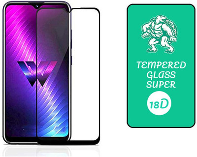 small candy Edge To Edge Tempered Glass for LG W11(Pack of 1)