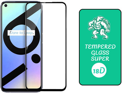 small candy Edge To Edge Tempered Glass for Realme Narzo 30(Pack of 1)