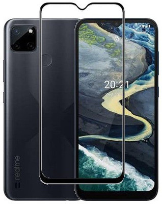 TESPARK Edge To Edge Tempered Glass for REALME C21Y(Pack of 1)