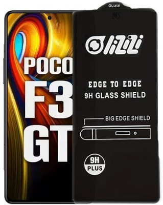 Mersal Edge To Edge Tempered Glass for POCO F3 GT, (Premium Edge To Edge Full Glue Branded Glass)(Pack of 1)