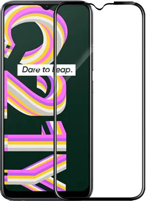 Vastu Art Edge To Edge Tempered Glass for Realme C21 Y(Pack of 1)