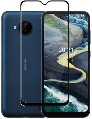 ECMERED Edge To Edge Tempered Glass for Nokia C20 Plus(Pack of 1)