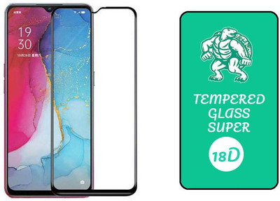small candy Edge To Edge Tempered Glass for Oppo Reno3 Youth(Pack of 1)