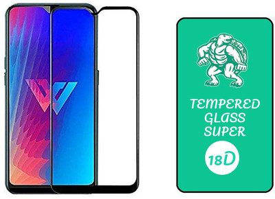 small candy Edge To Edge Tempered Glass for LG W31(Pack of 1)