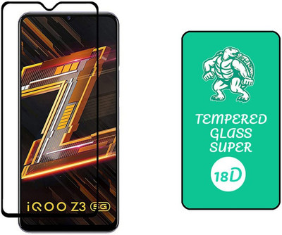 small candy Edge To Edge Tempered Glass for Vivo iQOO Z3(Pack of 1)