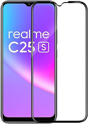 TESPARK Edge To Edge Tempered Glass for REALME C25s(Pack of 1)