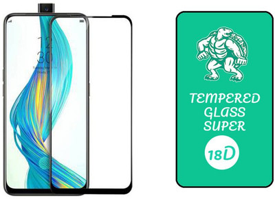 small candy Edge To Edge Tempered Glass for Realme X(Pack of 1)