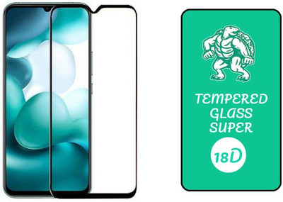 small candy Edge To Edge Tempered Glass for Poco C3(Pack of 1)