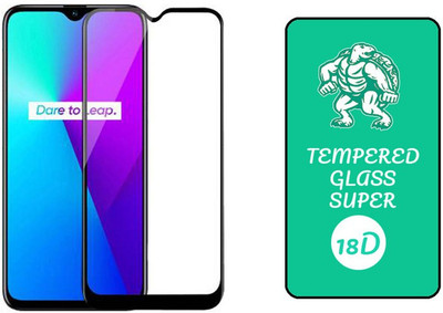 small candy Edge To Edge Tempered Glass for Realme C12(Pack of 1)