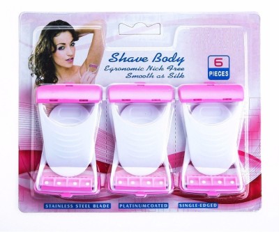 World Wide Villa BEST Woman Shave Body Stainless Steel Disposable Razor(Pack of 3)