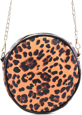 London Rag Tan Sling Bag Tan Leopard Sling Bag