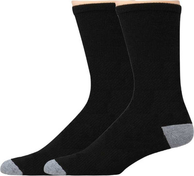Akeeta Men Solid Mid-Calf/Crew
