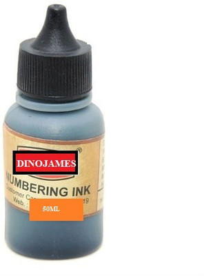 dinojames Numbering Machine Ink -50ml Stamp Pad Ink(50 ml)