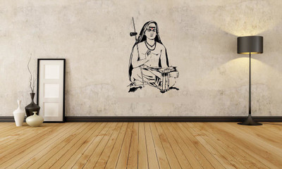 PEACOCKRIDE 60 cm Adi Shankara I Adi Shankaracharya Wall Decal Self Adhesive Sticker(Pack of 1)