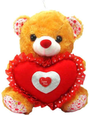 43% OFF on Tickles Cute Teddy With Heart71 - 24 cm(Brown) 43% OFF on Tickles Cute Teddy With Heart71 - 24 cm(Brown)