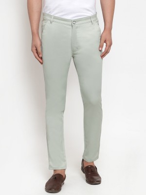 JAINISH Tapered Men Light Green Trousers