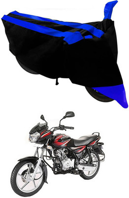 BS Autohub Two Wheeler Cover for Bajaj(Discover 125 DTS-i, Blue, Black)