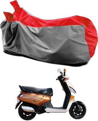 Ascension Two Wheeler Cover for Mahindra(Gusto 125, Red, Grey)