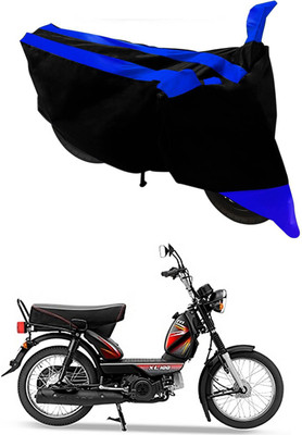 APNEK Two Wheeler Cover for TVS(XL 100, Blue, Black)