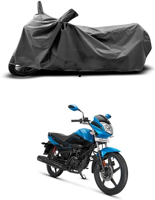 Ascension Two Wheeler Cover for Hero(Splendor I Smart, Grey)