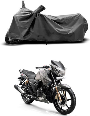 SMDP Two Wheeler Cover for TVS(Apache RTR 180, Grey)