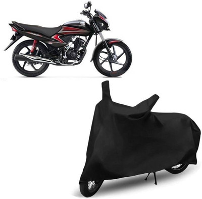 Creative Designz Two Wheeler Cover for Honda(Dream Yuga, Black)