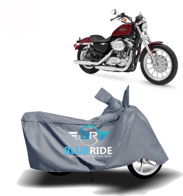 BLUERIDE Two Wheeler Cover for Harley Davidson(XL 883, Grey)