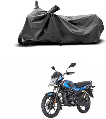 Genipap Two Wheeler Cover for Bajaj(Platina 110 H-Gear, Grey)