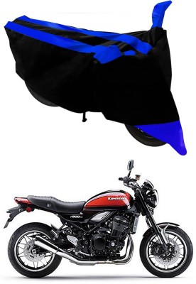 Ascension Two Wheeler Cover for Kawasaki(Z900RS, Blue, Black)